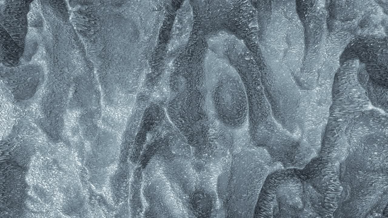 액체 표면  뷰 3d 렌더링 원활한 루프 애니메이션