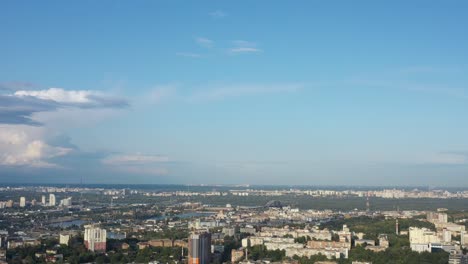 Aerial-View-of-Skyline-of-Kyiv,-Ukraine