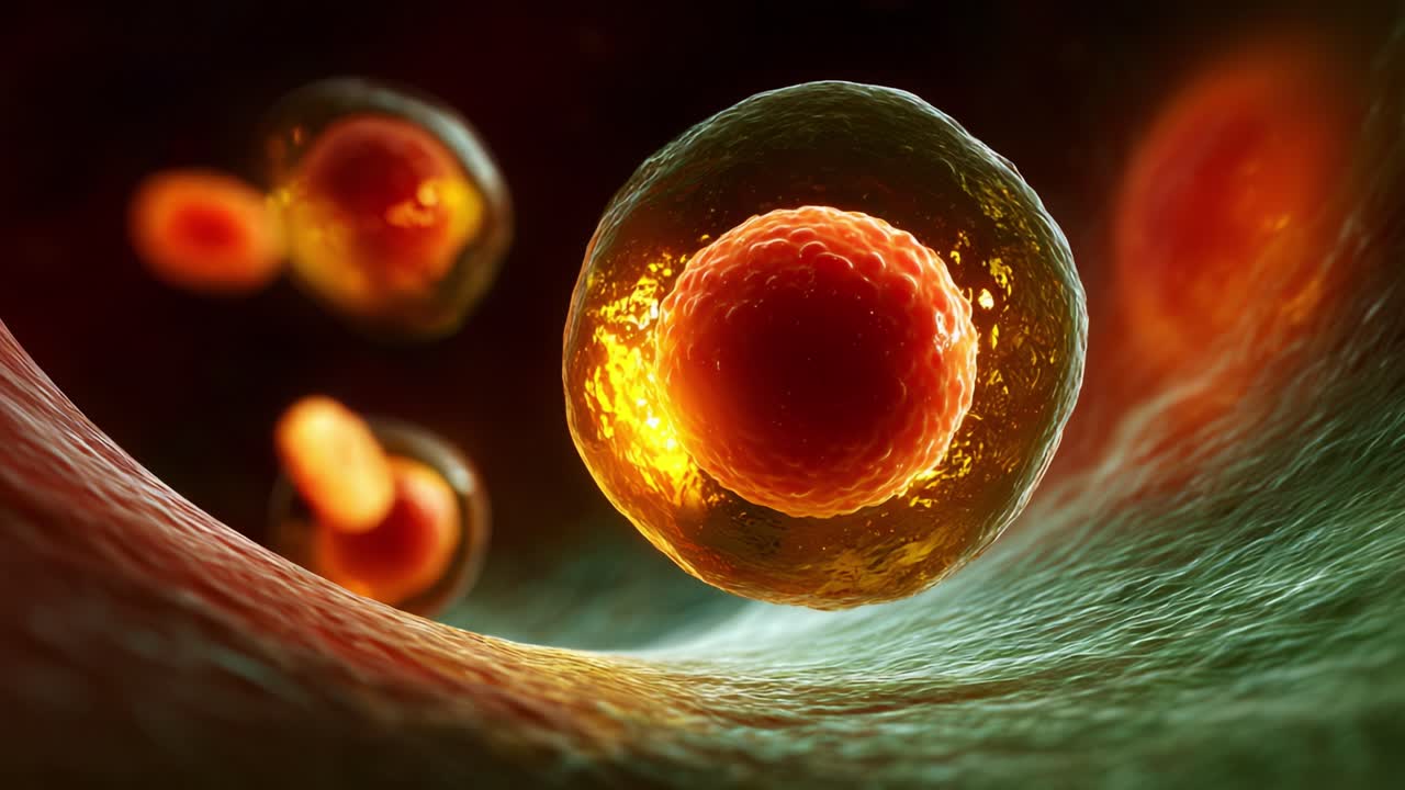 A Stunning Visual Representation of Cellular Structures Highlighting the Complexity and Beauty of Microorganisms in Vibrant Colors and Intricate Designs