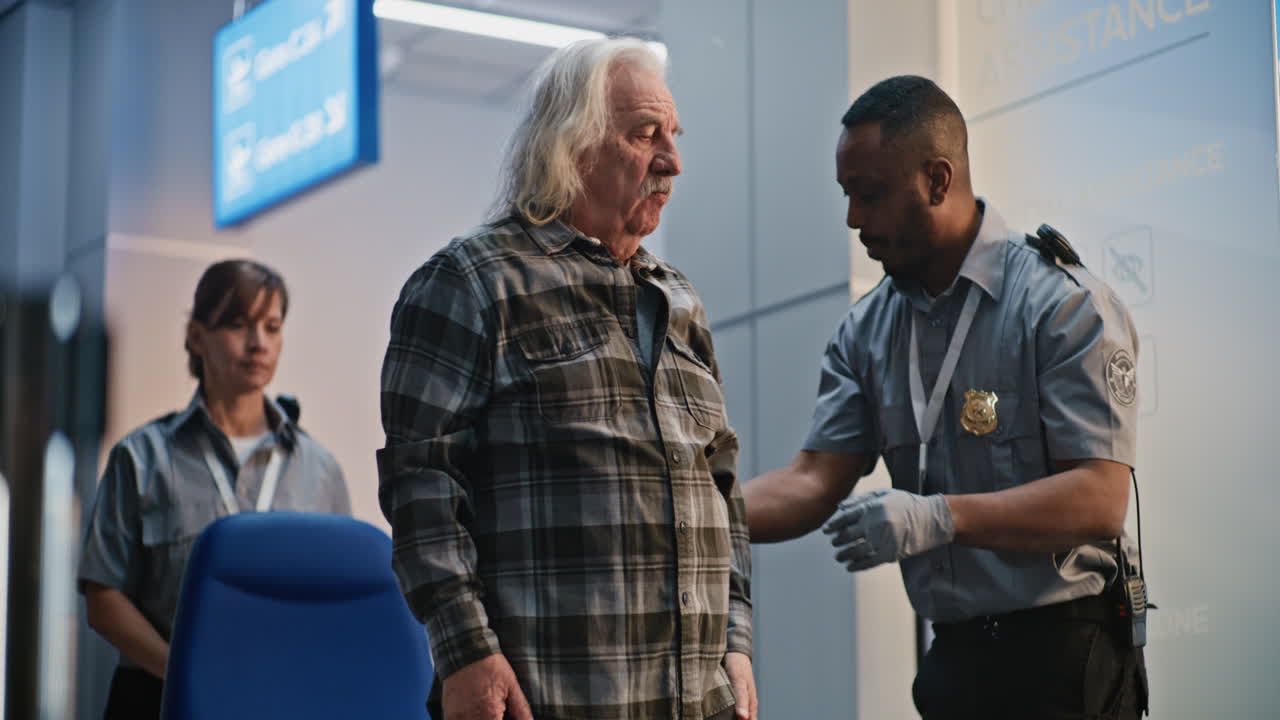 control de seguridad del aeropuerto