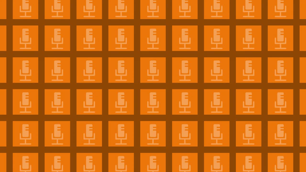 Orange Microphone Pattern
