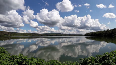 Serene Lake Landscape Under a Cloudy Sky