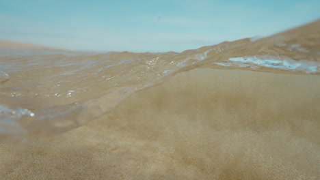 ocean wave at the beach