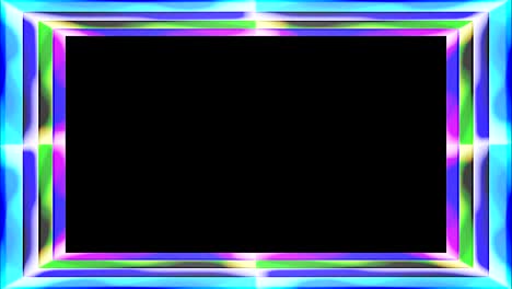fondo de video abstracto marco psicodélico