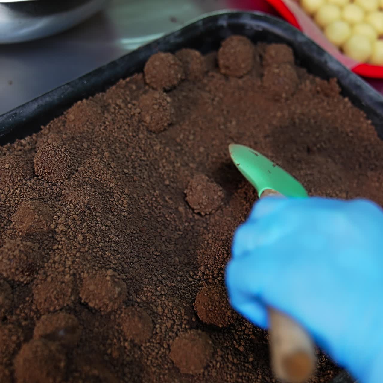 hacer trufas de chocolate
