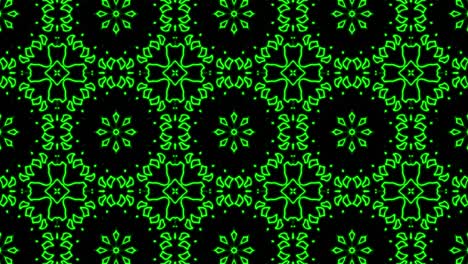 rayas abstractas efecto caleidoscopio. ondas líquidas verdes fondo de movimiento abstracto corporativo. bucle sin costuras. formas de movimiento contorno borde. rayas de onda. animación de video vj, 4k