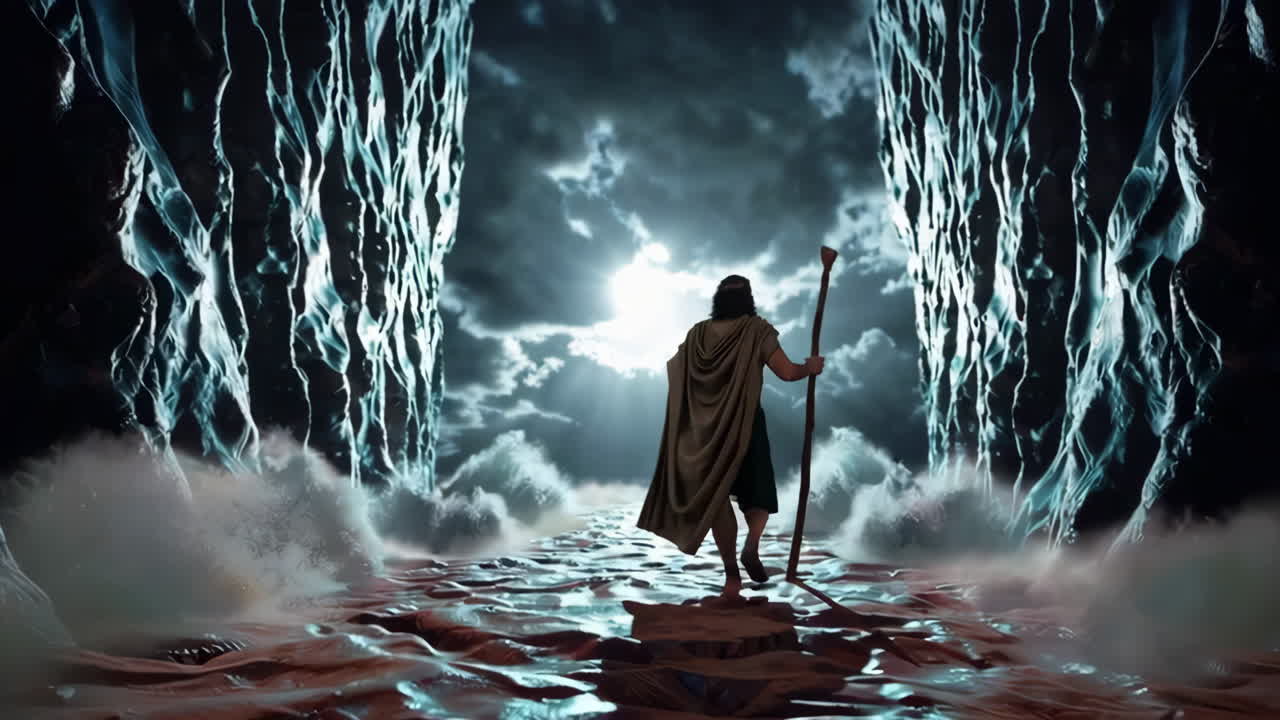 Moses Parting the Red Sea