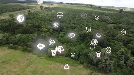 Drone-view--Africa-Forest--Kenya-and-Tanzania-Bush-fire-on-slopes-of-mount-Kilimanjaro-Loitokitok-Kenya