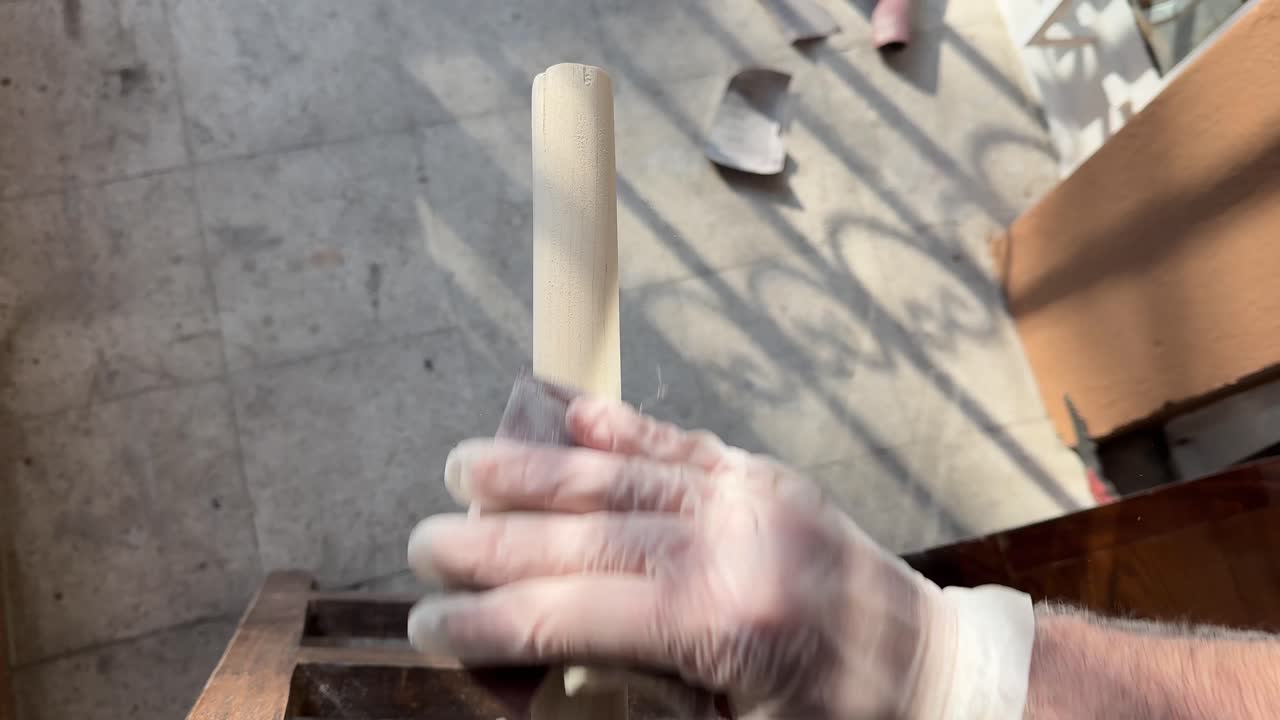 woodworking in terrace daytime carpenter crafting timber furniture repair renovation professional equipment indoor workshop polish sandpaper plank tool hardwood construction handyman industry surface