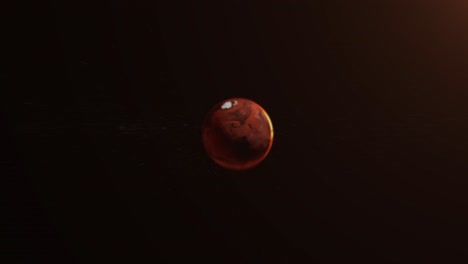 marte en el espacio