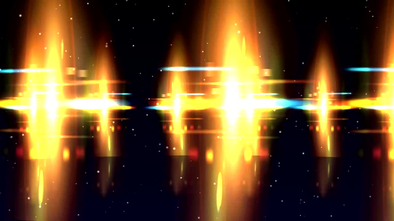 luces doradas fondo de movimiento abstracto