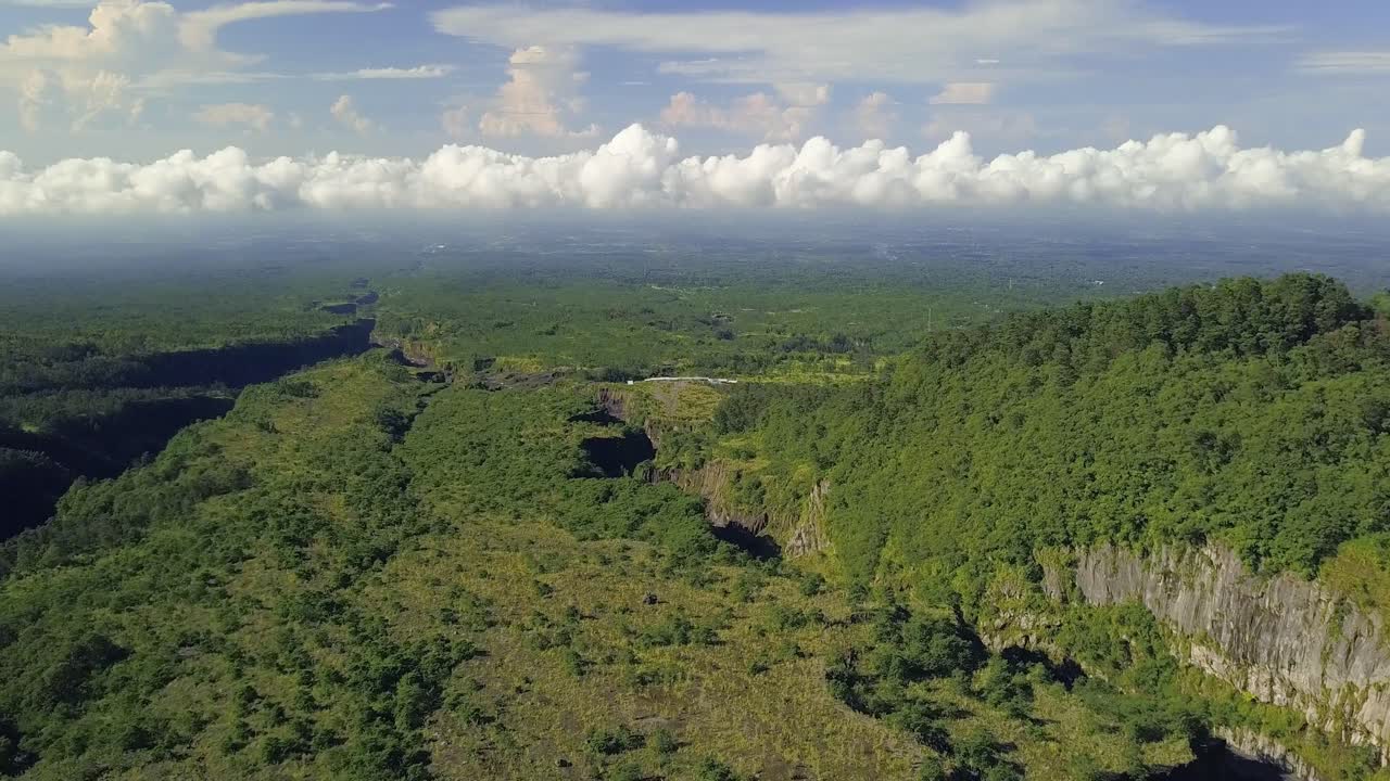 Merapi Mountain Volcano Drone Indonesia