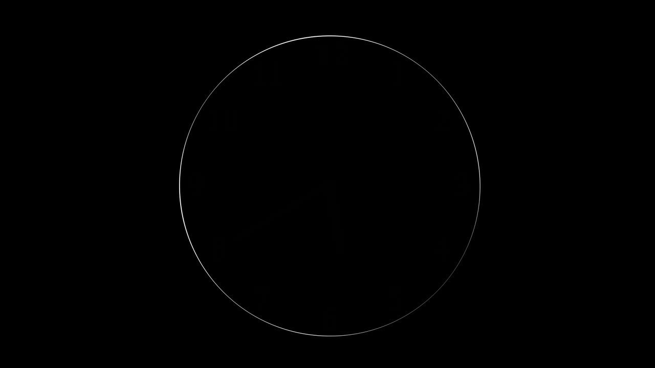 Riprese di ore. Time lapse. Canale alfa incluso. Png+alpha.