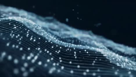 a stunning exploration of abstract digital waves: discover the intricate patterns and fluid motions of data visualization in modern technology