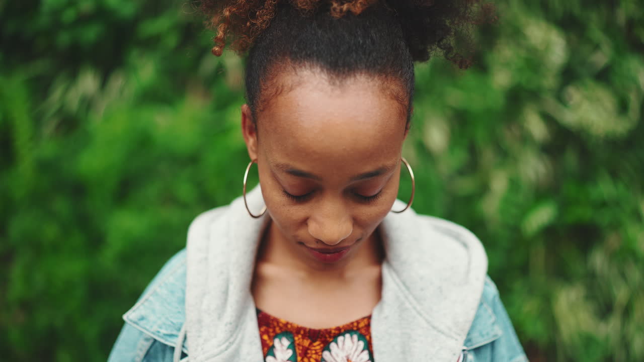 Portrait of a Smiling African American Woman