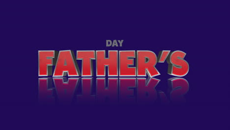 Vibrant-red-and-white-sign-celebrates-Father's-Day-against-blue-background