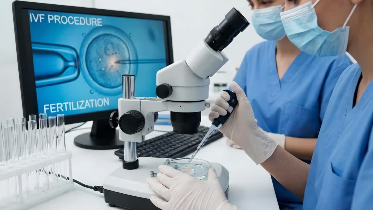 IVF Procedure in the Laboratory