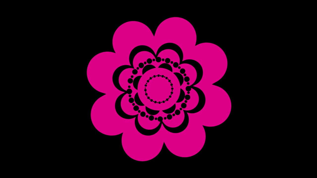 modelo de video 4k con efecto estroboscópico e hipnótico, en formato de video 16: 9.