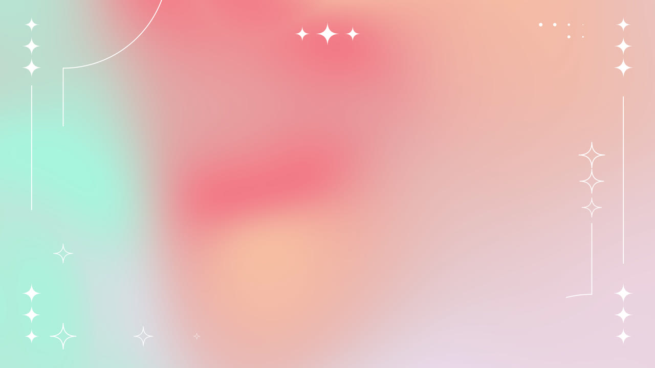 Soft Pastel Holographic Gradient Background with Sparkles