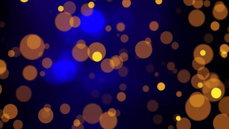 animación de puntos de luz sobre un fondo azul oscuro