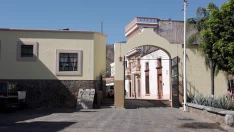 empty streets of amatitan municipality residential neighbourhood in mexican state of jalisco