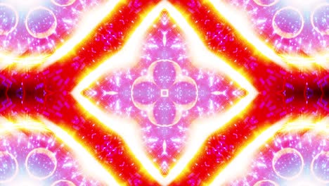 flying in a tunnel through shimmering rings. kaleidoscope vj loop