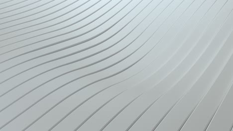 abstract background with white wavy stripes. abstract cut paper rippling stripes. modern white background template for documents, reports and presentations. sci-fi futuristic. 3d animation loop of 4k