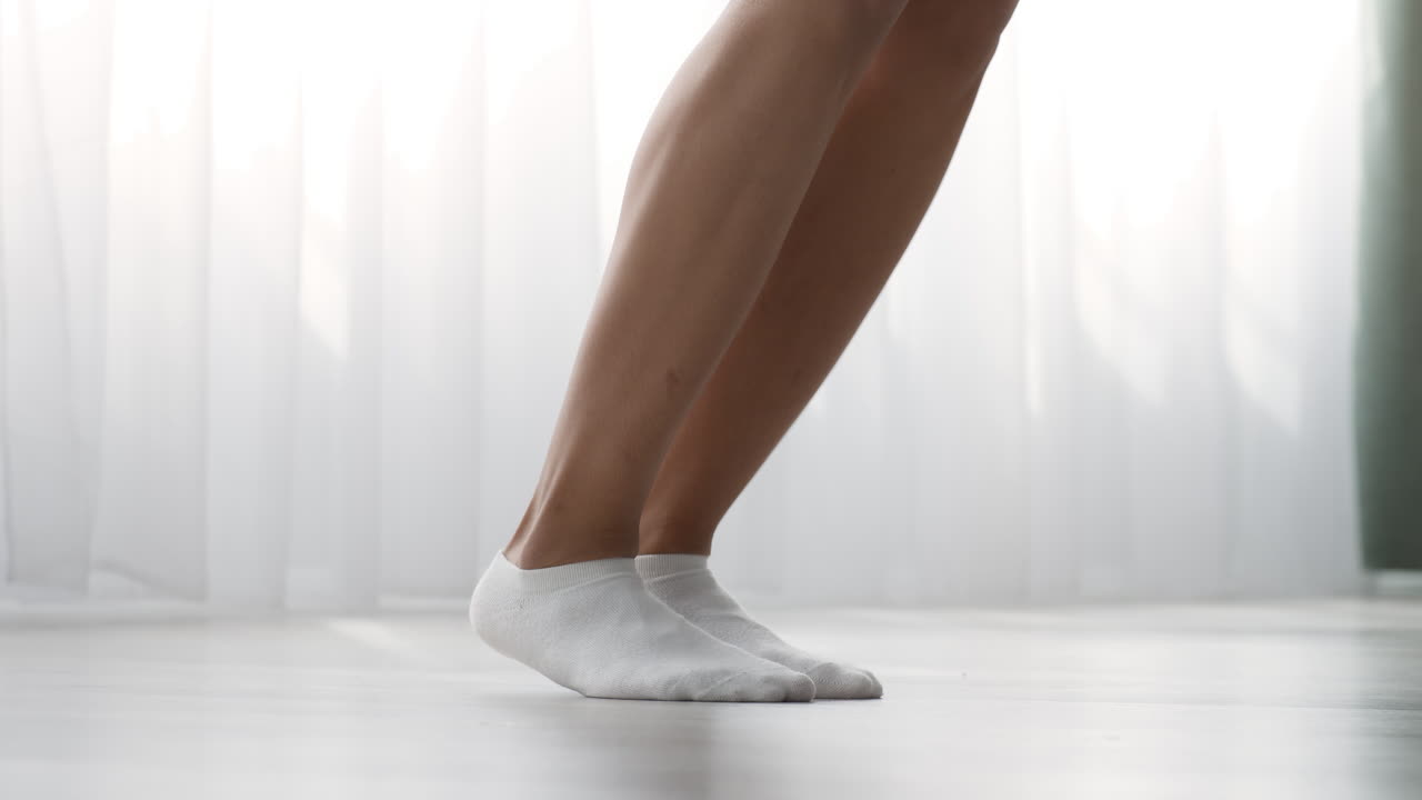 로프를 뛰어넘는 사람