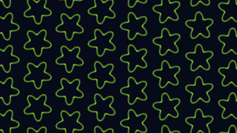 glimmering blue star pattern on black background