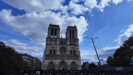 notre-dame de paris cathedral in france landmark medieval catholic church