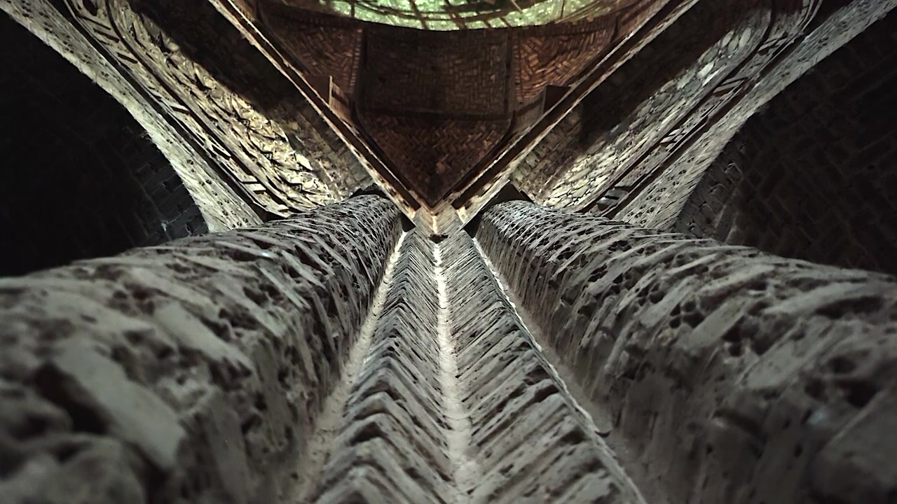 Low Angle View of Ancient Stone Columns in Historic Building