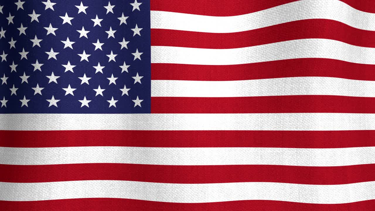 bandera de algodón realista de los estados unidos de américa como fondo