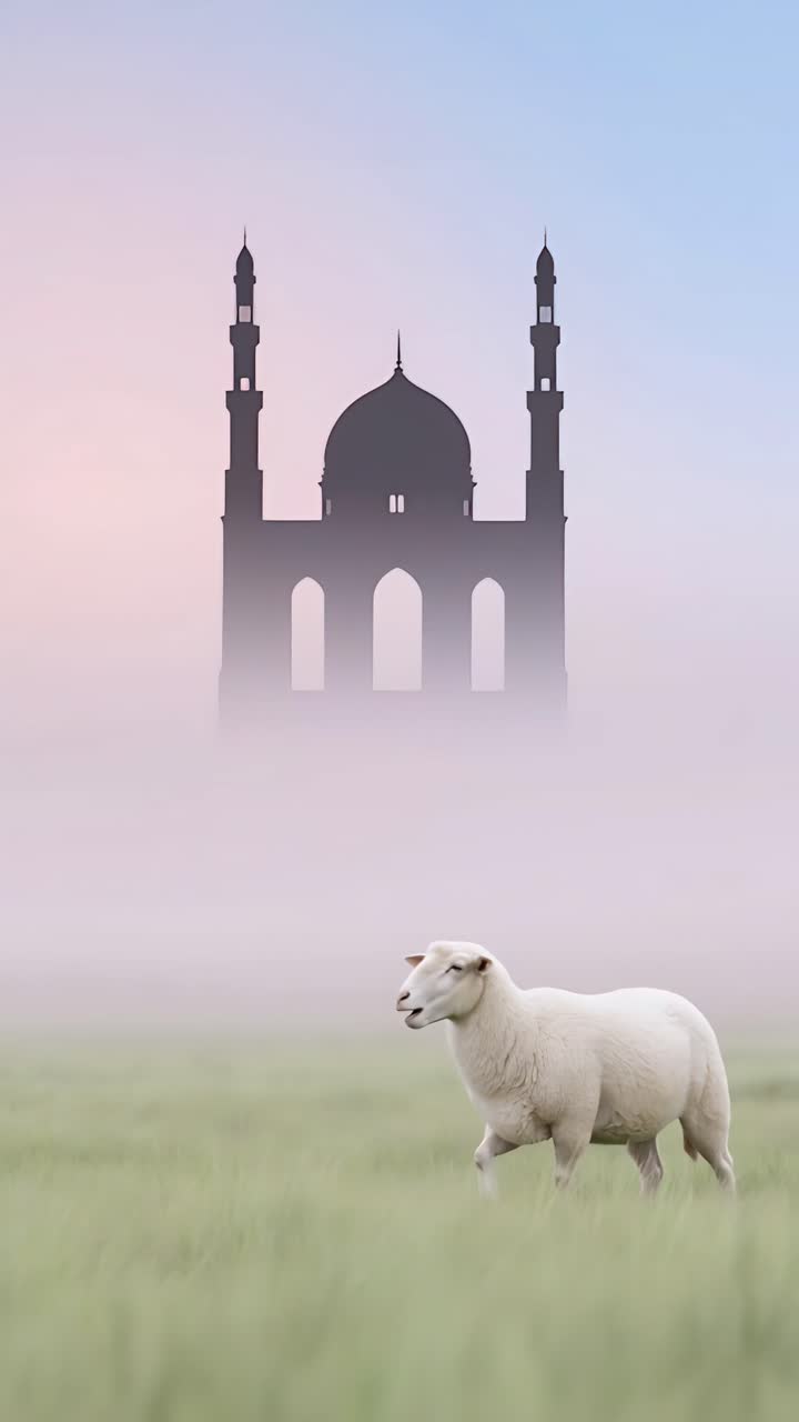 Eid al-Adha Mosque 4K Islamic Background
