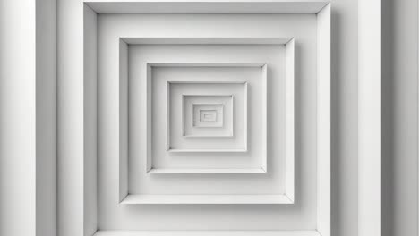 abstract white tunnel