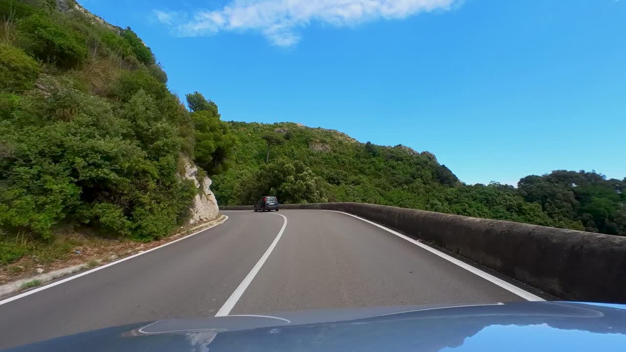 Scenic Drive on the Amalfi Coast, Italy