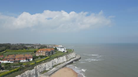 Aerial-footage-of-Joss-Bay-in-Kent