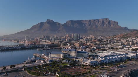 aerial view of cape town south africa