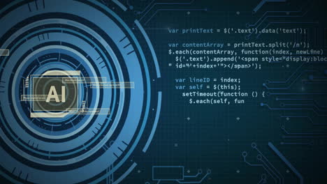 Animación-De-Procesamiento-De-Datos-Y-Texto-Ai-Sobre-Fondo-Oscuro