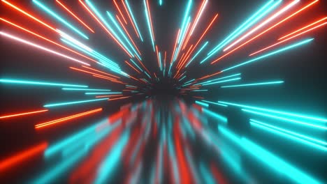 neon speed tunnel