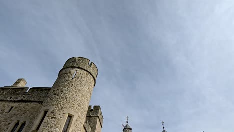 panoramic view of historic white tower