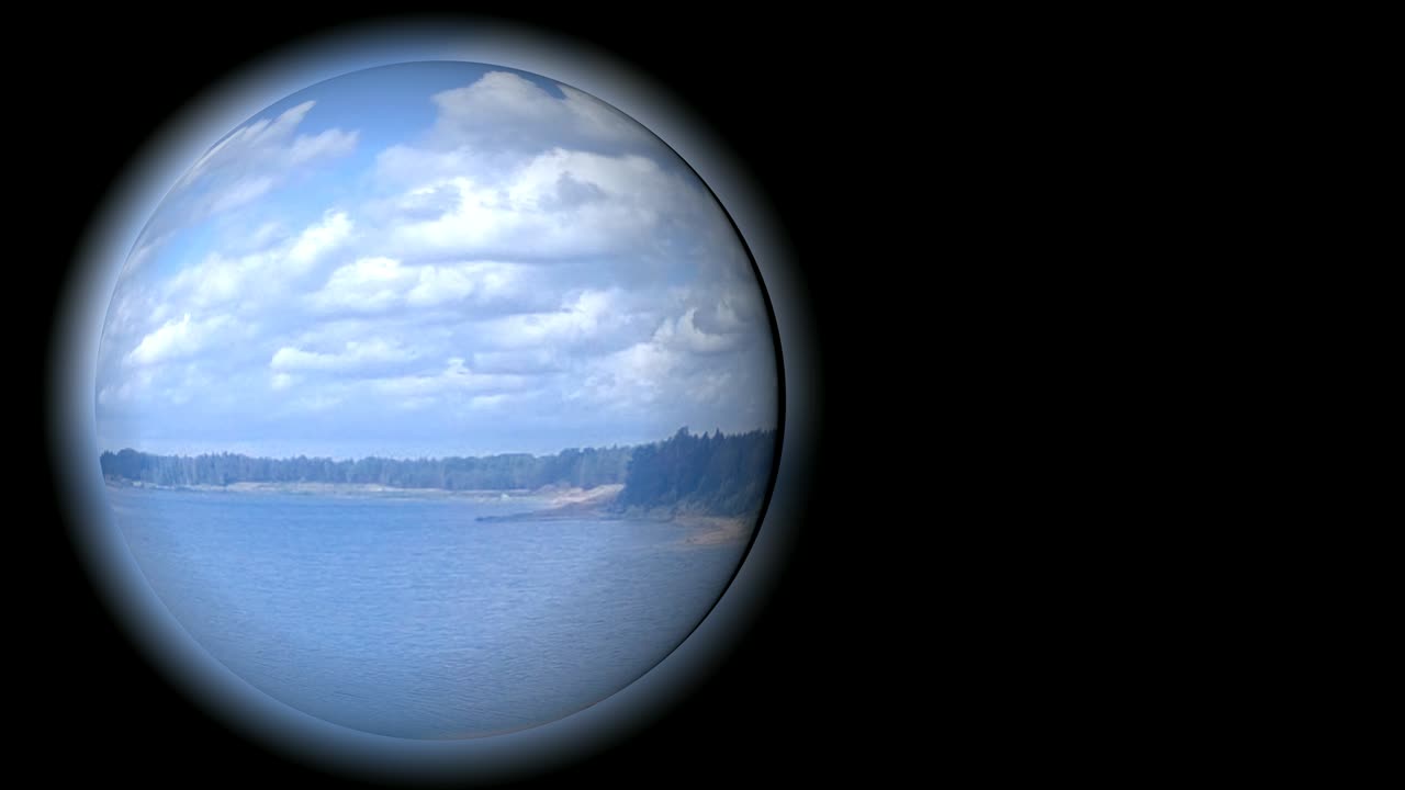 An abstract living planet.