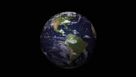 animación de la rotación de la tierra que muestra el ciclo día-noche