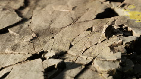 close up of rocky stones formation