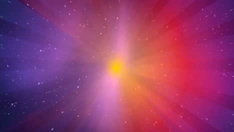 nebulosa de dibujos animados y rayos cósmicos bucle de fondo sin problemas
