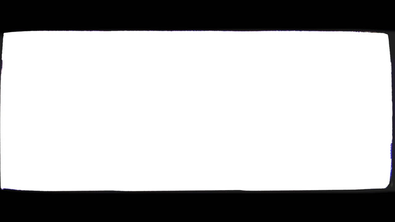 Real 35mm film anamorphic frame  overlay - glitch