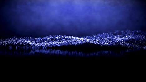 animated colorful particles wavy background