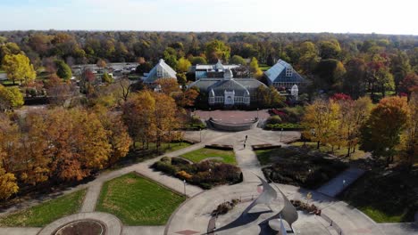 Franklin-Park-Wintergarten-In-Columbus,-Ohio