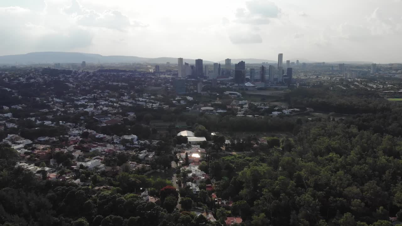 Drone shot of Plaza Andares. (Guadalajara, Jalisco, México)