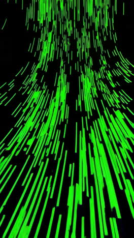 líneas verdes brillantes abstractas