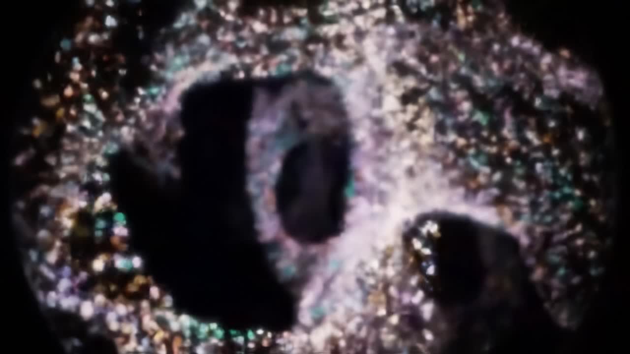 Microscopic View of a Mineral Sample